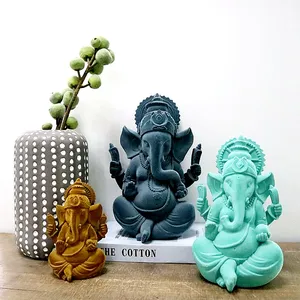 Đồ Trang Trí Tôn Giáo Tượng Thần Tượng Thần Tượng Thần Tượng Ganesha Ấn Độ Đồ Thủ Công Voi