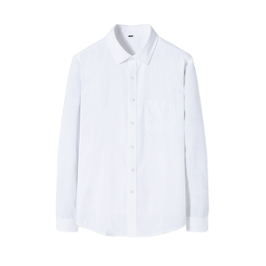 <span class=keywords><strong>Camisa</strong></span> informal de manga larga <span class=keywords><strong>blanca</strong></span> <span class=keywords><strong>Traje</strong></span> de <span class=keywords><strong>corbata</strong></span> suelta para hombre Dk Uniforme de graduación de verano Ropa de trabajo 100% algodón - Product Image 1