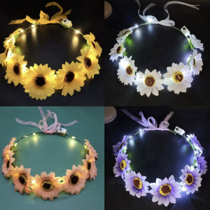 Diadema con Corona <span class=keywords><strong>de</strong></span> Flores Luminosa LED para Fiestas, Halloween, Vacaciones, WE-DO, Plástico, Uso en Exteriores, Gran Venta - Product Image 6