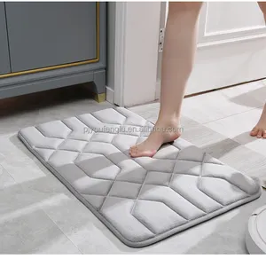 핫 잘 팔리는 Custom Absorbent 욕 Matnon Slip 층 Matbedroom 주방 층 Mat