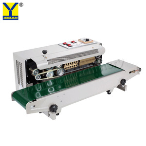 FR-900 Semi-Automatic Continuous Plastic Bag Film Sealing Machine With Date <strong>Coder</strong> for Commodity &amp; Hotel Industries - Product Image 2