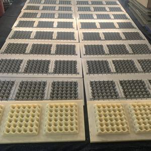 Molde de pulpa de papel de desecho de aluminio/cobre/plástico con proceso CNC para máquina formadora de bandejas de huevos (modelo JDT42) - Product Image 2