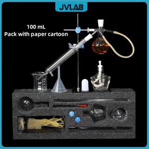 Ätherisches Öl Glas-Chemie-Destillationsapparat-Set Labor-Glaswaren-Kit für Studenten Komplettes Zubehör - Product Image 3