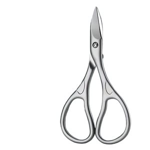 Ciseaux professionnels à lame courbée en acier inoxydable, multi-usages pour le soin des sourcils, des cils, des ongles et des ongles des orteils - Product Image 2