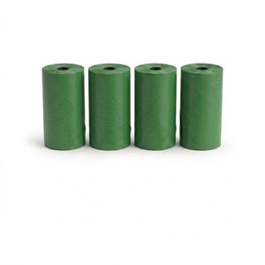 Sacs à déjections canines en plastique personnalisables avec logo, vente en gros d'usine, durables, en vrac, à prix abordable, OEM ODM, avec support - Product Image 2