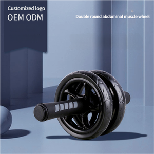 Rueda Abdominal de plástico duradero, doble rueda, equipo de ejercicio y fitness en casa para hombres y mujeres, adelgazamiento del vientre - Product Image 2