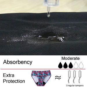 Braguitas Menstruales Green Envoy OEM con Estampado de Hojas de Selva, Diseño sin Costuras, 4 Capas, para Mujeres - Product Image 3