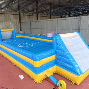 Cancha de fútbol inflable comercial de alta calidad personalizada de fábrica campo de fútbol de jabón inflable - Product Image 6