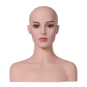 HUAYANG Wholesale Beautiful High Quality Wig Realistic Mannequin Head for Wig Display