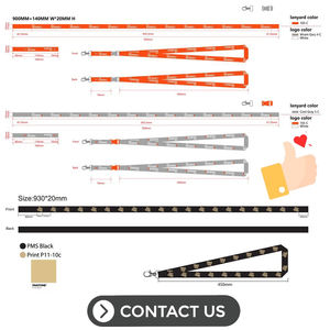 卸売 カスタムポリエステル製ストラップランヤード 印刷ロゴ入り ネック エアバス ランヤード 携帯電話用 - Product Image 3