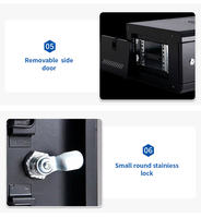 19 Inci Gcabling Enclosure Telecom Data Wall Box Mini Server Rak Pintu Kaca Ddf 4u 6u 9u 12u Jaringan Kabinet Dinding Kecil