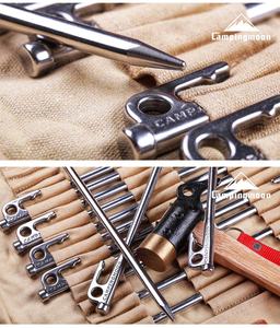 Ad alta Resistenza 20 centimetri In Acciaio Inox di Campeggio Esterna In Metallo Palo Della Tenda Picchetti <span class=keywords><strong>Spiaggia</strong></span> Peg Neve Peg - Product Image 6