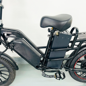 Vélo cargo électrique en gros 48V65AH grande capacité double batterie suspension intégrale frein à disque pour trajets urbains et livraison - Product Image 4