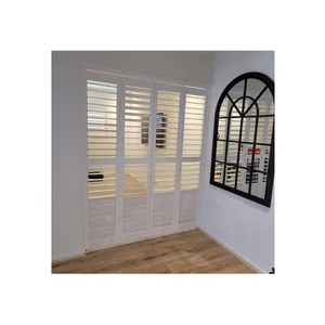 Hot Sale in Australien weiße PVC Plantage Fensterläden Haus Fenster Jalousien Fensterläden