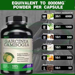 Ausreson Bitkisel Takviyeler Garcinia Cambogia Ekstresi Hapları Düz Göbek Zayıflama Ürünleri Garcinia Cambogia Kapsülleri - Product Image 4