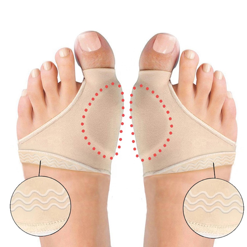 Гель-корректор шишки на большом пальце рукав бандажа носки подушечки подстилки с ручка с защитой от скольжения горбаты корректор для большого пальца стопы можно Шинная поддержка носок протекторы