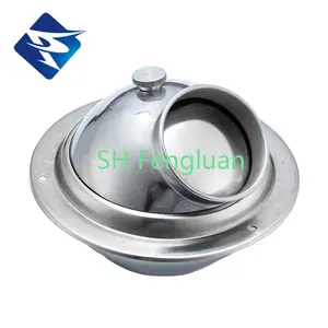 Stainless steel round jet spout air outlet air outlet diffuser adjustable air vent