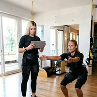Kit de combinaison d'entraînement EMS sans fil intelligent pour les clubs de fitness