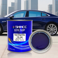 Peinture acrylique liquide SHHCC 1K, bleu super brillant, couleur bonbon, spray pour réparation de rayures et revêtement plastique