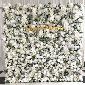 Cortina de Flores Blancas Artificiales para Fondo de Fotografía de Bodas - Product Image 3
