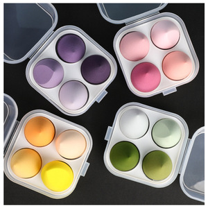 Set di 4 Spugnette per Trucco Lavabili Meiyan Four Beauty Egg, Non Assorbono il Trucco e Non si Dissolvono con l'<span class=keywords><strong>Acqua</strong></span> - Product Image 3