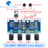TZT XH-A901 NE5532 ton kurulu Preamp amplifikatör kurulu için tiz bas ses ayarı ton denetleyicisi ile ön-amp