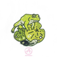 Écusson de broderie pour vêtement Écusson de broderie personnalisé au design personnalisé Accessoire pour chapeau Bordure découpée au laser Merrow Fer à repasser