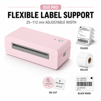 Imprimante d'étiquettes d'expédition thermique directe Uyin E55 PRO 4x6 203 DPI USB en option, imprimante d'étiquettes de codes-barres pour le commerce électronique