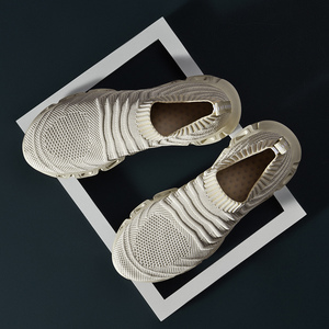Zapatos Deportivos de Moda para Hombre, Talla Grande, Parte Superior de Malla Transpirable y Suela Ligera de MD, para Caminar en Primavera/Verano - Product Image 1