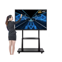 Tableau interactif tactile 65 pouces Windows/Android pour salle de réunion, fabriqué en Chine