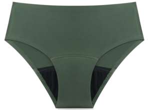 Cullote a prueba de fugas de talla grande sin costuras para <span class=keywords><strong>mujer</strong></span>, bragas menstruales reutilizables de fuerte absorción y antifugas laterales - Product Image 2