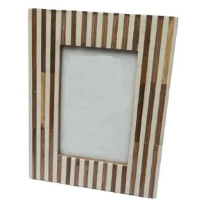 Lining Design Photo Frame Made by Resin and Wood flower design photo frame advanced design systems digital photo frame