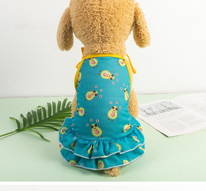 Wholesale Pet <b>Clothes</b> Summer Dog Slip Dress Cute Print Pattern <b>for</b> Small Dogs <b>Cats</b> - Product Image 4