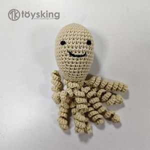 Sonajero de <span class=keywords><strong>Pulpo</strong></span> Hecho a Mano con Relleno de Algodón PP Suave, Juguete de Ganchillo <span class=keywords><strong>para</strong></span> Bebés Recién Nacidos, Regalo <span class=keywords><strong>para</strong></span> el Desarrollo Sensorial y de Confort - Product Image 6