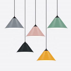 Lampe décorative moderne Macaron <span class=keywords><strong>rose</strong></span> E27/E26 Couverture de lampe de lustre en fer - Product Image 6