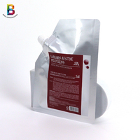 Sachet de liquide de remplissage debout en plastique personnalisé 30ml 200ml 250ml pochette à bec verseur pour shampoing boisson jus de lait