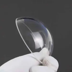 Sphère de verre en saphir optique, lentille dôme