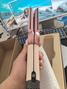 Livraison rapide aux États-Unis et en Europe. <span class=keywords><strong>Lisseur</strong></span> de cheveux de qualité professionnelle avec poignée en céramique, alimentation électrique pour usage domestique et hôtelier - Product Image 2