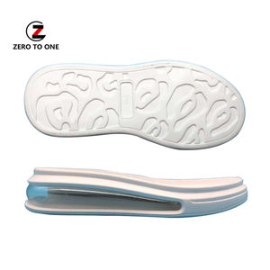 Zapatos informales para mujer, suela con cojín de aire PU, suela de ocio, color blanco, novedad - Product Image 1