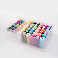 Kit de pieds presseurs pour machine à coudre 99 pièces avec 36 fils à coudre de couleurs variées, ensemble d'accessoires de couture pour la maison