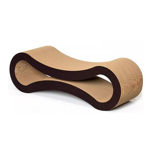 Tempat Tidur Sofa Penggaruk Kucing Ramah Lingkungan Berbentuk 8, Terbuat dari Karton Bergelombang yang Tahan Lama dan Berdensitas Tinggi - Product Image 3