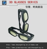 Dsp — lunettes 3D à obturateur actif, lunettes de grande qualité