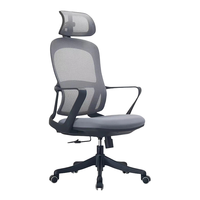 Chaise de bureau de direction la plus vendue, ergonomique, réglable en hauteur, dossier à ailes, pivotante, en maille, fabricants chinois, moderne