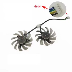 Voor <span class=keywords><strong>Asus</strong></span> MSI <span class=keywords><strong>GTX</strong></span> <span class=keywords><strong>1050</strong></span> <span class=keywords><strong>Ti</strong></span> Radeon Sapphire 6930 7850 <span class=keywords><strong>GTX</strong></span> 550 750 770 <span class=keywords><strong>Ti</strong></span> HD กราฟิกการ์ด7870 4Pin 75มม. พัดลม GPU T128010S - Product Image 2