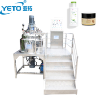 Cuve de mélange sous vide YETO avec homogénéisateur et émulsifiant pour la fabrication d'équipements cosmétiques et de shampoings
