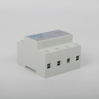 Sélecteur de phase automatique triphasé AORDIC 63A 100A 3P+N avec affichage numérique de la tension et du courant, rail DIN ATS