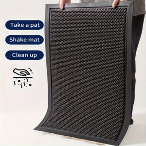 Tapis d'entrée commercial haut de gamme en TPE, résistant à la saleté et à la poussière, tapis de sol anti-salissure avec fonction de raclage de sable, lavable - Product Image 6