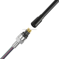 Cable de enchufe submarino personalizado conector circular Ethernet de 13 pines Cable de enchufe hermético conectores submarinos Subconn para ROV ROBOT