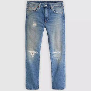 Jeans de mezclilla a la moda para hombre, de alta calidad, cómodos para uso diario, con impresión de logotipo personalizado. - Product Image 1