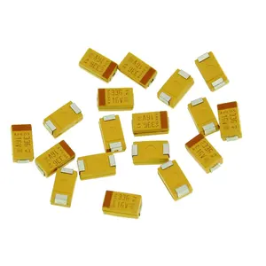 Новый конденсаторный чип 10 мкФ 16 В 10% 1210 тантал-55C до + 125C IEC 60068-1 огнестойкий
